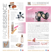 RADIESSENCE Makeup Products Brochures (Long)